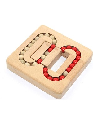 Ahşap Eğitici Rubik Küp Oyunu 12 cm