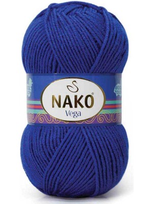 Nako 5 Adet Vega El Örgü Ipi 2123 Royal Mavi
