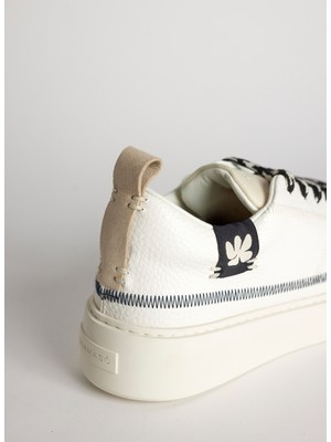 Bonamaso Sneaker, 37, Beyaz - Siyah