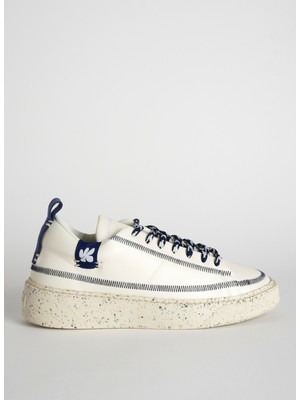 Bonamaso Sneaker, 37, Beyaz - Mavi