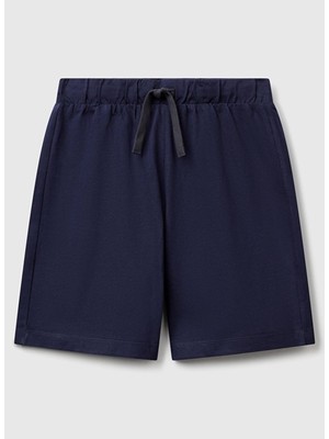 Benetton Normal Bel Regular Fit Lacivert Erkek Çocuk Şort 3BL0C903L