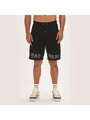 Bad Bear Grid Erkek Şort - Siyah