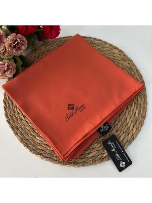 Silk Home Düz Renk Twill Eşarp Soft Turuncu LTH0222