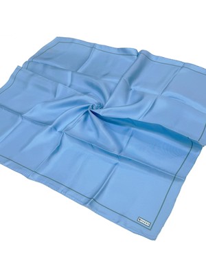 Vakko Düz Twill Ipek Eşarp -  Açık Mavi