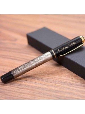 Kalemedair Kişiye Özel Osmanlı Tuğrası Kabartmalı Metal Roller