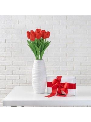 Yapay Islak Lale Kırmızı