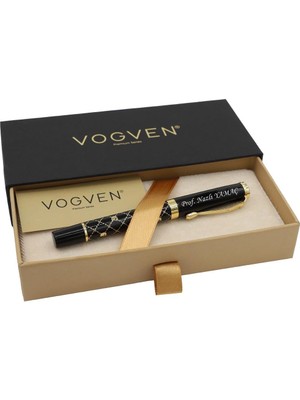 Vogven Marka Kişiye Özel Baklava Desenli Roller Kalem