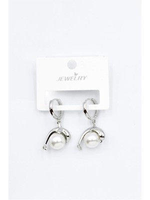 Öfi Incili Yunus Küpe - Gümüş