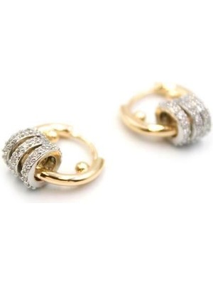 Öfi Halkalı Küpe - Küçük - Altın