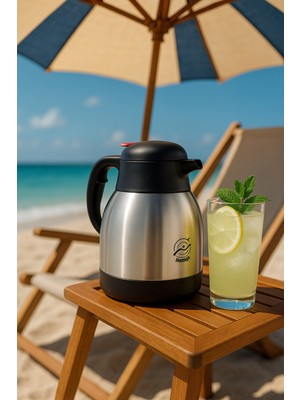 Toha Cooker 1 Litre Paslanmaz Çelik Termos - 12 Saat Sıcak 24 Saat Soğuk Tutma - Çift Katmanlı-Sızdırmaz