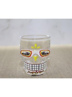 Istanbul Temalı Cam Kurukafa Shot Bardak