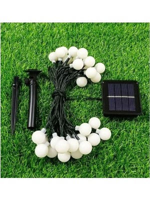 Solar 5m 28 LED Top Rgb Siyah Kablolu