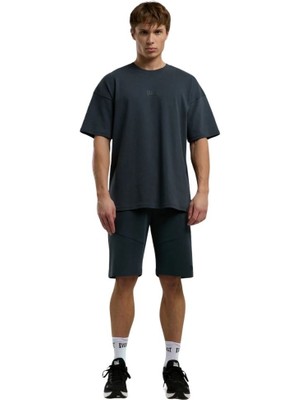 Everlast Ever Relaxed Oversize Antrasit Erkek Tişört