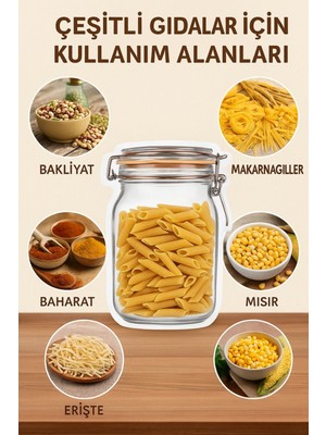 10 Adet Büyük Boy 17,5X27 cm Kilitli Kavanoz Poşet Kuruyemiş Baharat Her Türlü Gıda Saklama Poşeti