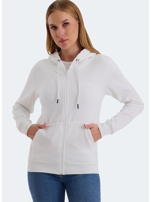 Slazenger Katya Kadın Sweatshirt Beyaz