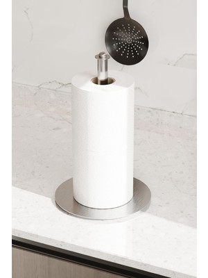 Paslanmaz Çelik Kağıt Havluluk-Tezgah Üzeri Kağıt Havlu Standı - Peçetelik