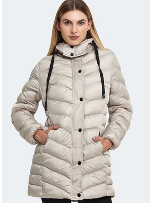 Slazenger Gwen Kadın Mont &amp; Kaban Beyaz