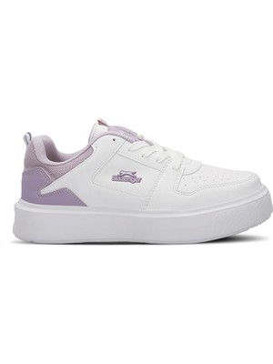 Slazenger London I Kadın Sneaker Ayakkabı Beyaz / Lila