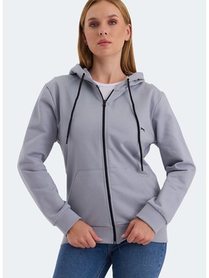 Slazenger Katya Kadın Sweatshirt Gri