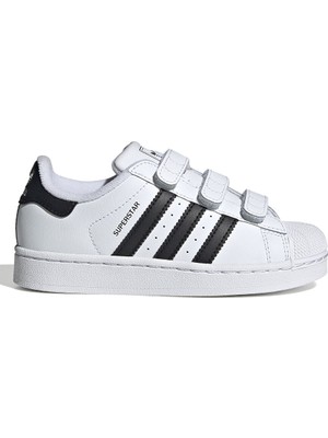 Adidas Beyaz Erkek Çocuk  Yürüyüş Ayakkabısı JI3988-SUPERSTAR Iı Cf C