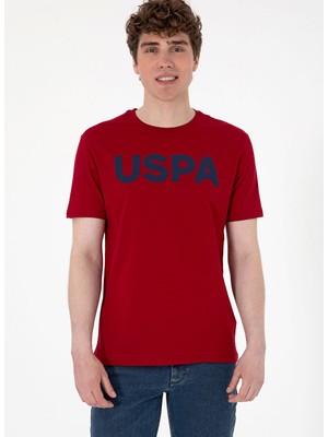 U.s. Polo Assn. Bordo Erkek Regular Fit T-Shirt Geart