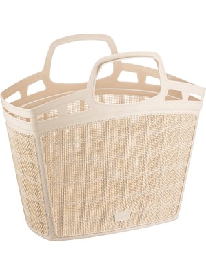 Bee Home Jute Piknik Pazar ve Plaj Çantası