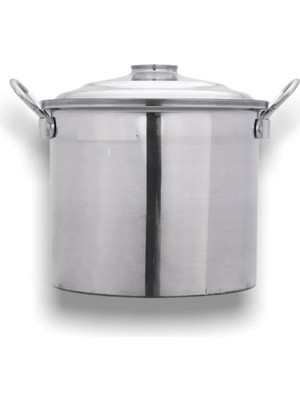 UltraNova Çapar Group Alüminyum Kazan Soba Çamaşır Kazanı 36 CM Gri 20 litre