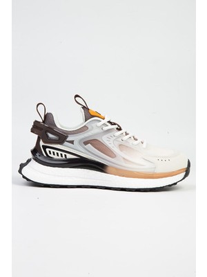 Pierre Cardin® | PCI-10106 Beyaz Kahve-Ithal Kadın Spor Ayakkabı