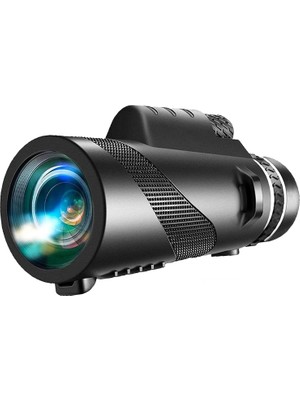 Monozone Tek Göz Dürbün Hd Zoom Teleskop Tripot Telefon Kamera El Dürbünü 80X Monoküler Taşınabilir