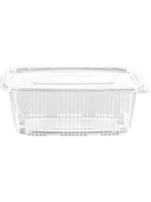 250CC Sızdırmaz Tek Kullanımlık Plastik Kapaklı Kase 100 Adet Turuncu