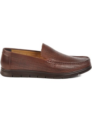 Taba Deri Jel Taban Anatomik Erkek Casual Ayakkabı Gmz 007 M