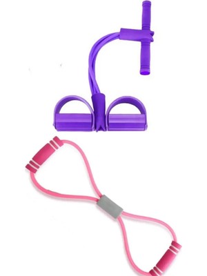 Body Trimmer Tüm Vücut Şekillendirme Fitness + Kelebek Direnç Lastiği Güç Lastiği Egzersiz
