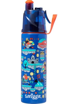 Smiggle - Livin Su Püskürtmeli 500ML Çelik Matara