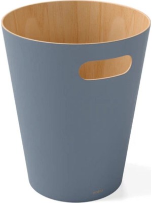 Umbra Woodrow Çöp Kovası 2 Galon (7,5 L) Kapasiteli Gri Mavi