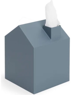 Casa Peçetelik Gri Mavi 17x13x13 cm