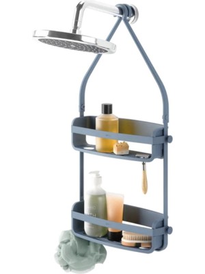 Flex Duş Rafı Gri Mavi 66x33x9.9 cm