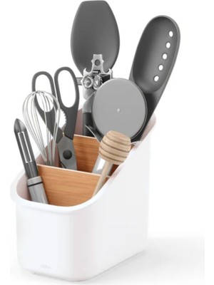 Bellwood Organizatör Beyaz/Doğal 21x19x14 cm