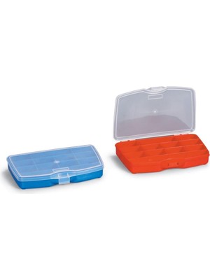 2/12 Bölmeli Plastik Organizer Civata Kutusu, Pratik Saklama Çözümü