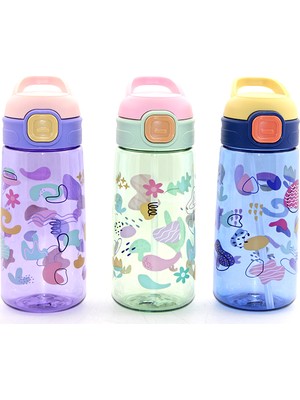 Renkli Pipetli Suluk 600 ml