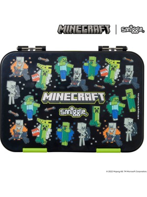 Smiggle - Minecraft Orta Boy Bento Yemek Kutusu