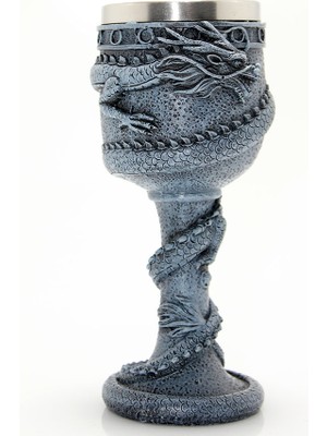 Ejderha Tasarımlı Paslanmaz Çelik Kadeh Bardak Model 1