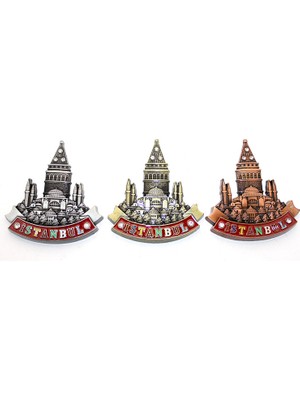 Istanbul Temalı Metal Magnet Model 1