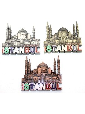 Istanbul Temalı Metal Magnet Model 6