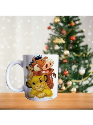 Aslan Kral - King Leon - Animosyon Çizgi Film Temalı Porselen Kupa