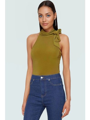 Bağlamalı Detaylı Örme Bluz Rahatlık ve Şıklık Bir Arada Özel Tasarım Uzun Ömürlü