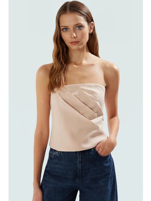 Pamuklu Straplez Bluz Rahat ve Şık Bir Seçim Premium Kalite Mükemmel Uyum Profesyonel Görünüm