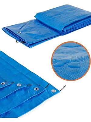 14M x 70CM Mavi Balkon Demiri Korkuluğu Çadırı Bahçe Çiti Güvenli Koruma