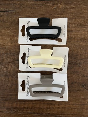 Kız Çocuk Kadın 3'lü Mandal Toka Seti Kıskaçlı Toka