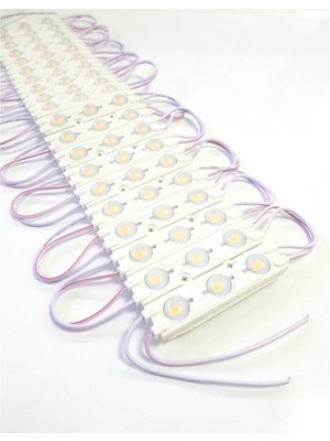 20 Adet Mercekli LED Gün Işığı Modülü, Parlak ve Enerji Tasarruflu Aydınlatma Seti