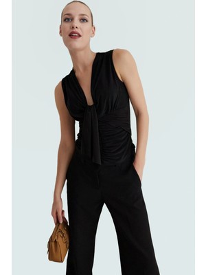 V Yaka Fitted Örme Büstiyer Yazlık Şık Gece Elbisesi Premium Kalite Dayanıklı Malzeme